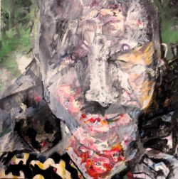 Kopf, Oel auf Leinwand, 80 x 80 cm, 2015